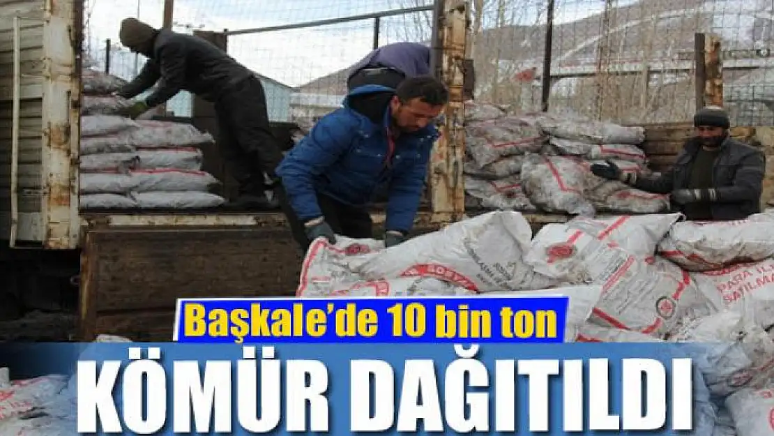 Başkale'de 10 bin ton kömür dağıtıldı 