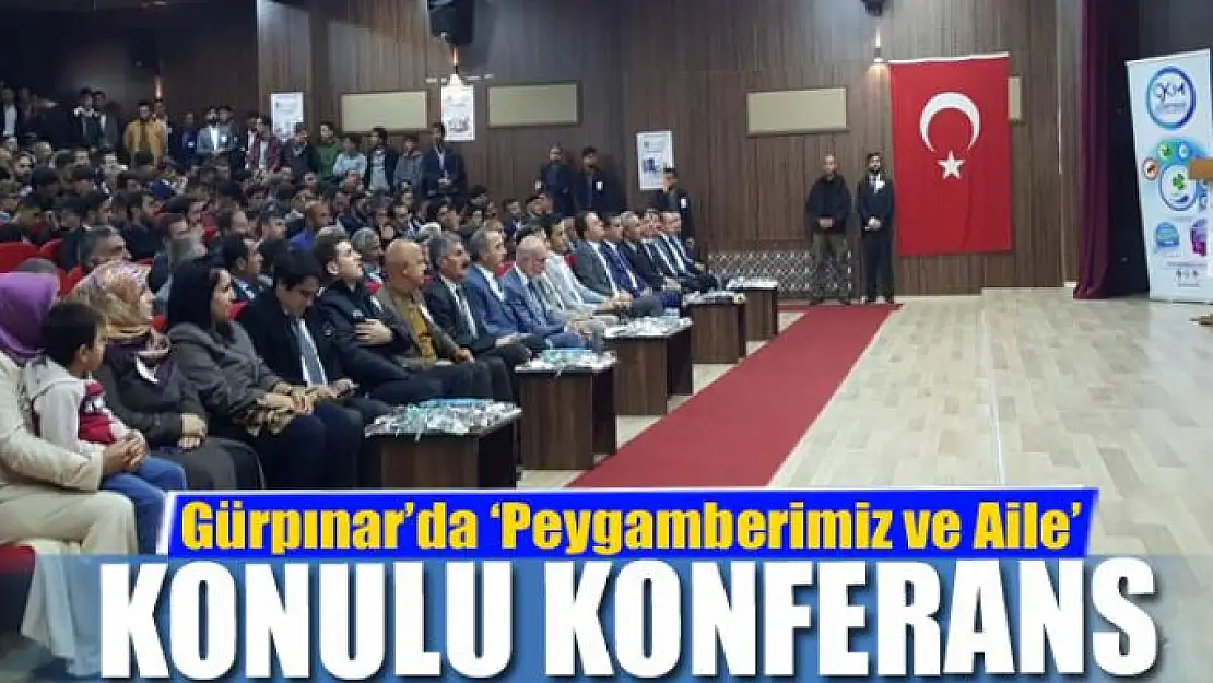 Gürpınar'da 'Peygamberimiz ve Aile' konulu konferans