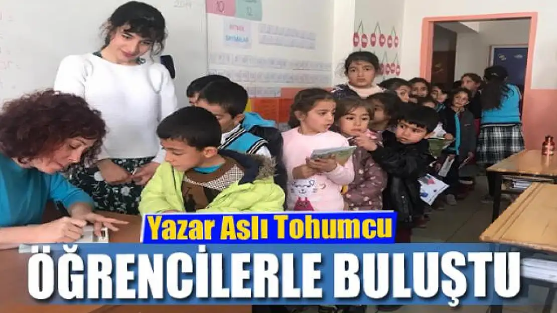 Yazar Aslı Tohumcu, öğrencilerle buluştu