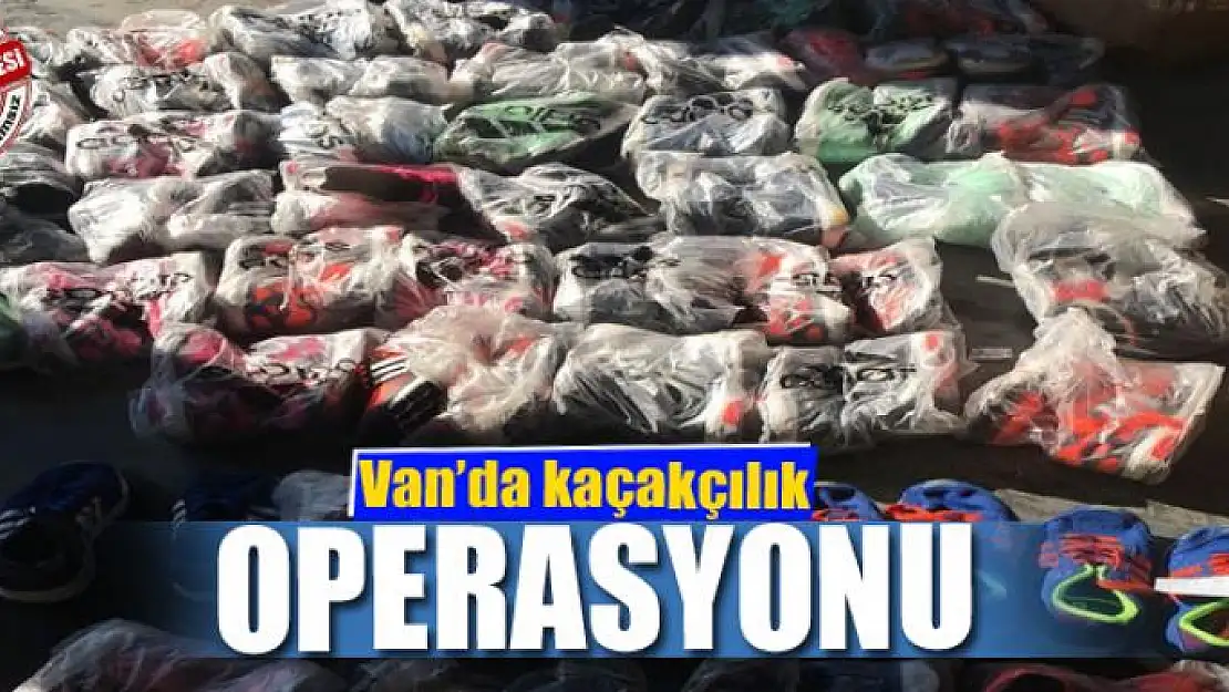 Van'da kaçakçılık operasyonu 