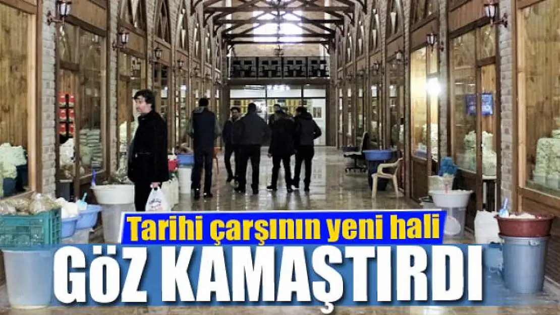 Tarihi çarşının yeni hali göz kamaştırdı