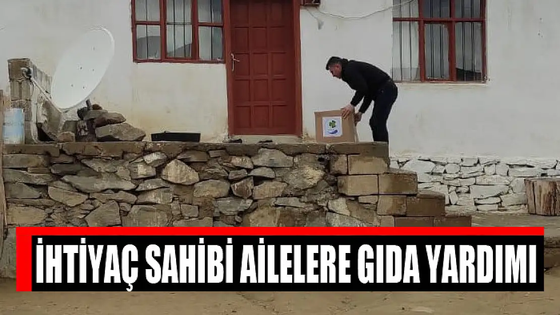 İhtiyaç sahibi ailelere gıda yardımı