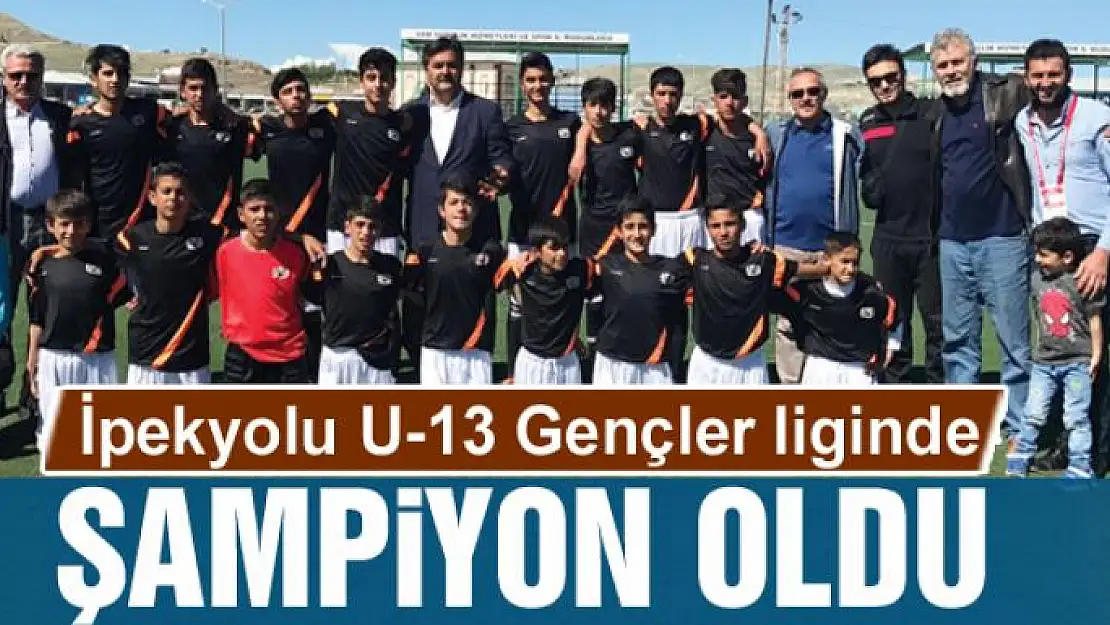 İpekyolu Belediyespor U-13 Gençler liginde şampiyon oldu