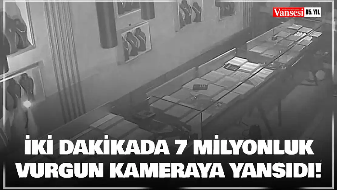 İki dakikada 7 milyonluk kuyumcu vurgunu kameraya yansıdı