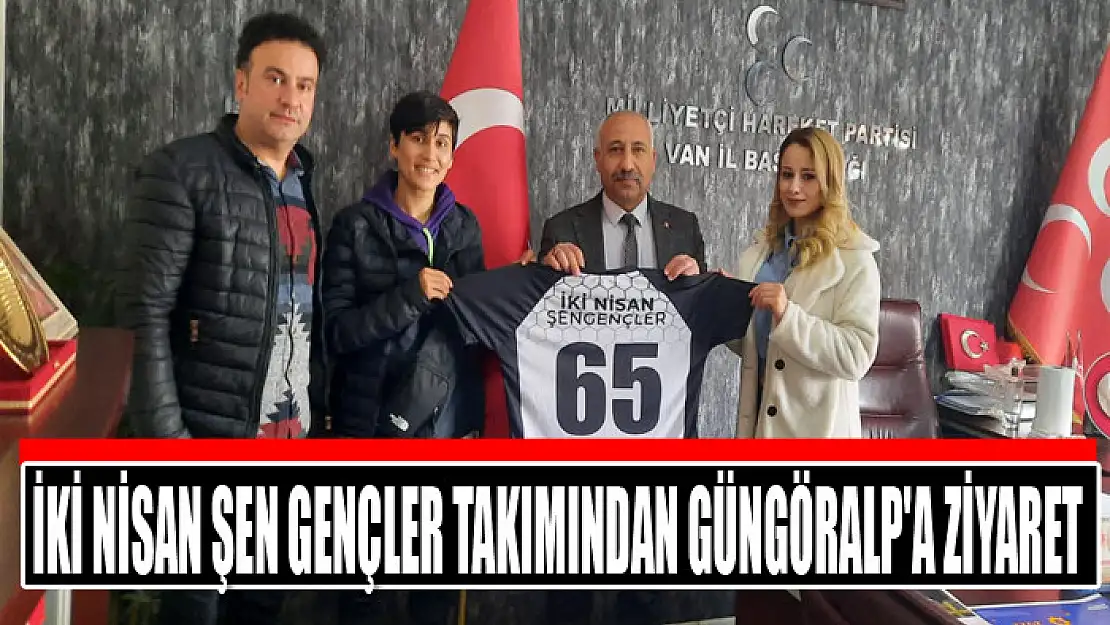 İki Nisan Şen Gençler takımından Güngöralp'a ziyaret