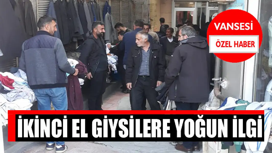 İkinci el giysilere yoğun ilgi