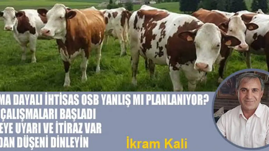 Tarıma Dayalı İhtisas OSB yanlış mı planlanıyor?