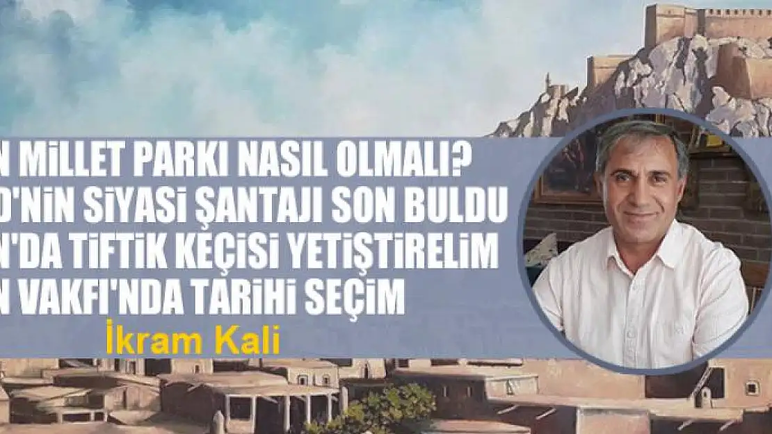 Van Millet Parkı nasıl olmalı?