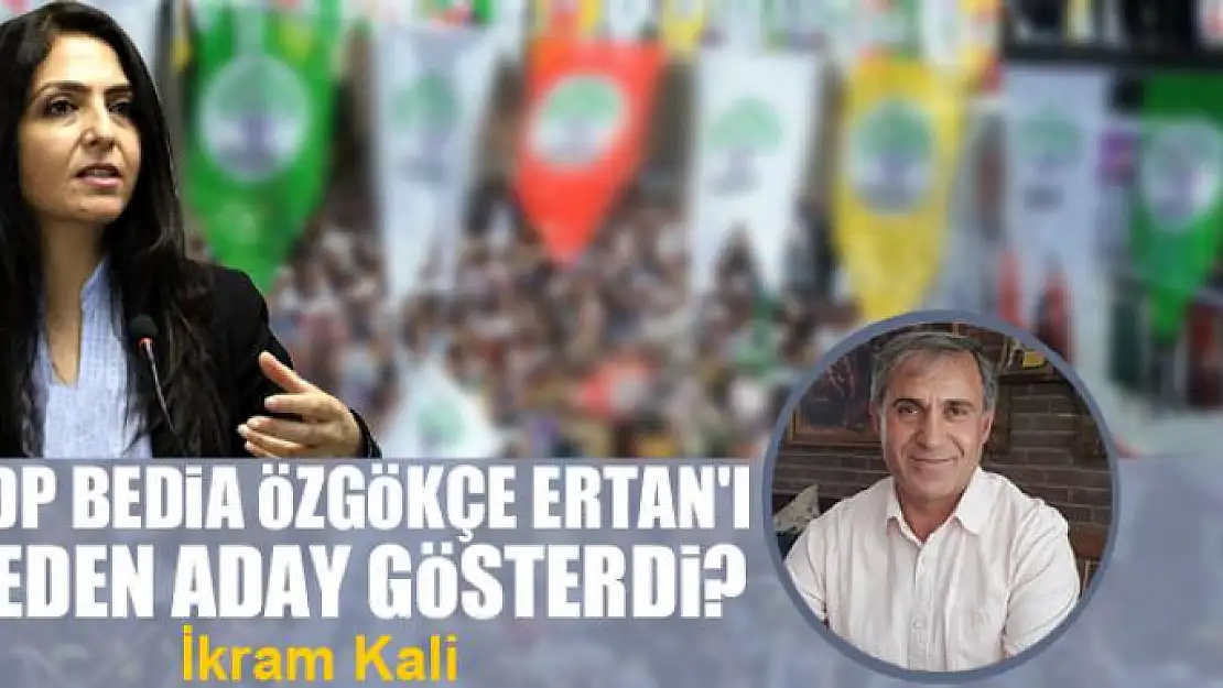 HDP Bedia Özgökçe Ertan'ı neden aday gösterdi?