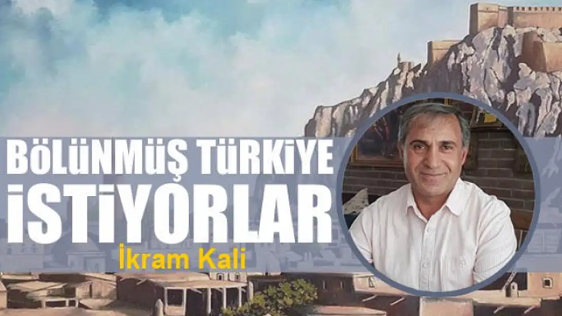 Bölünmüş Türkiye istiyorlar