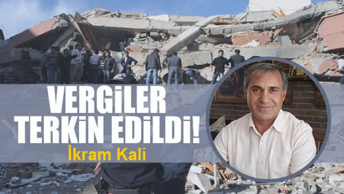 Vergiler terkin edildi!