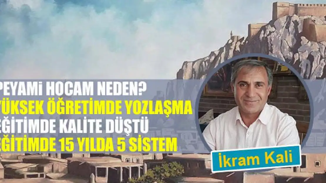 Peyami Hocam neden?