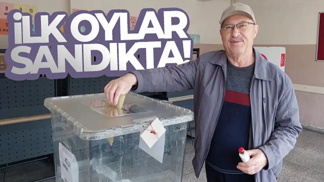 İlk oylar sandıkta!