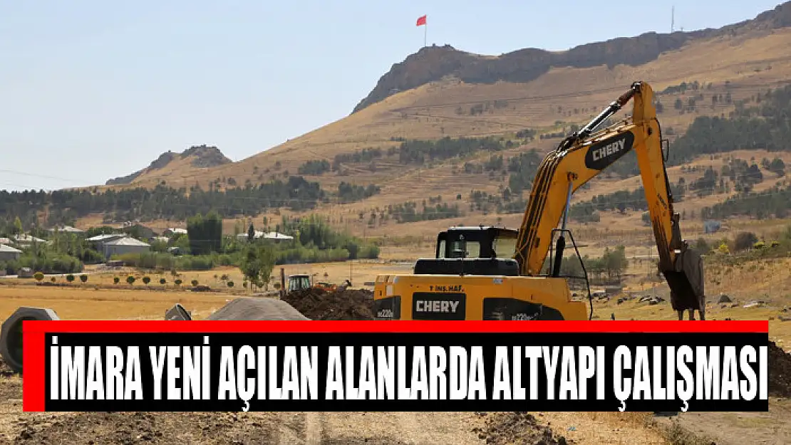 İmara yeni açılan alanlarda altyapı çalışması