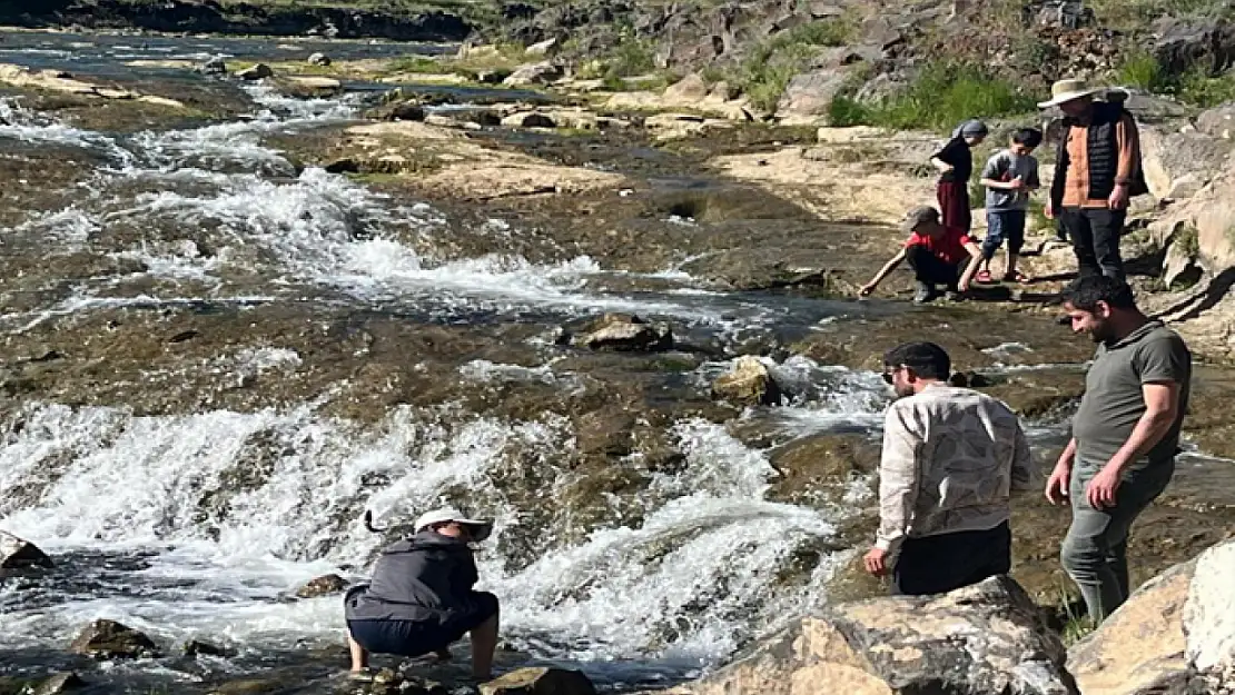 İnci kefalinin göçü yerli ve yabancı turistlerin ilgi odağı oldu