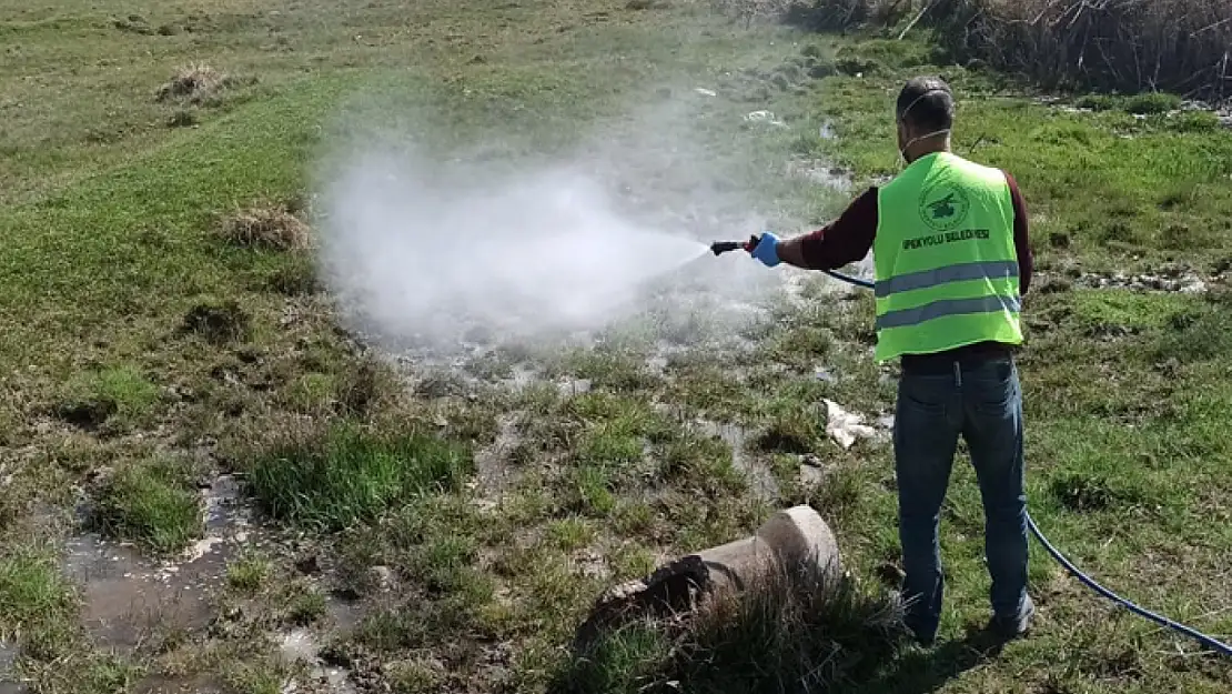 İpekyolu Belediyesi'nden ilaçlama çalışması