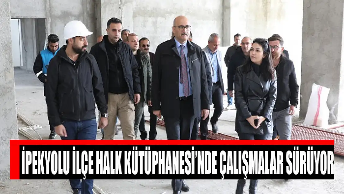 İpekyolu İlçe Halk Kütüphanesi'nde çalışmalar sürüyor