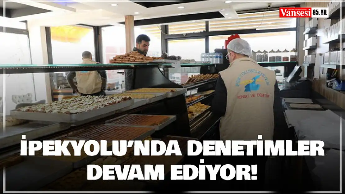 İpekyolu'nda denetimler devam ediyor