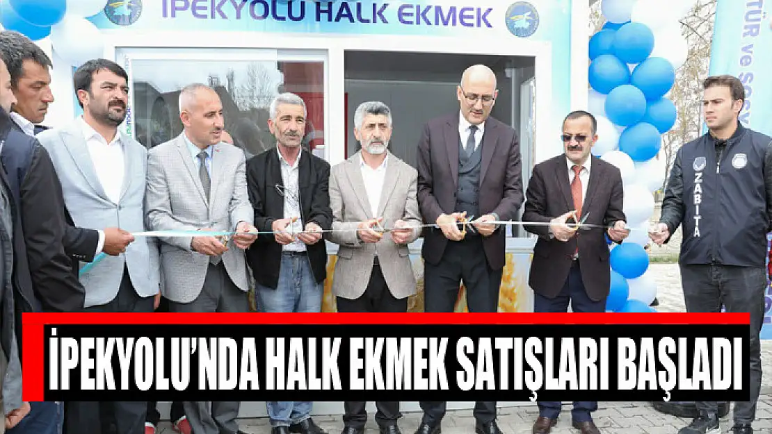 İPEKYOLU'NDA HALK EKMEK SATIŞLARI BAŞLADI