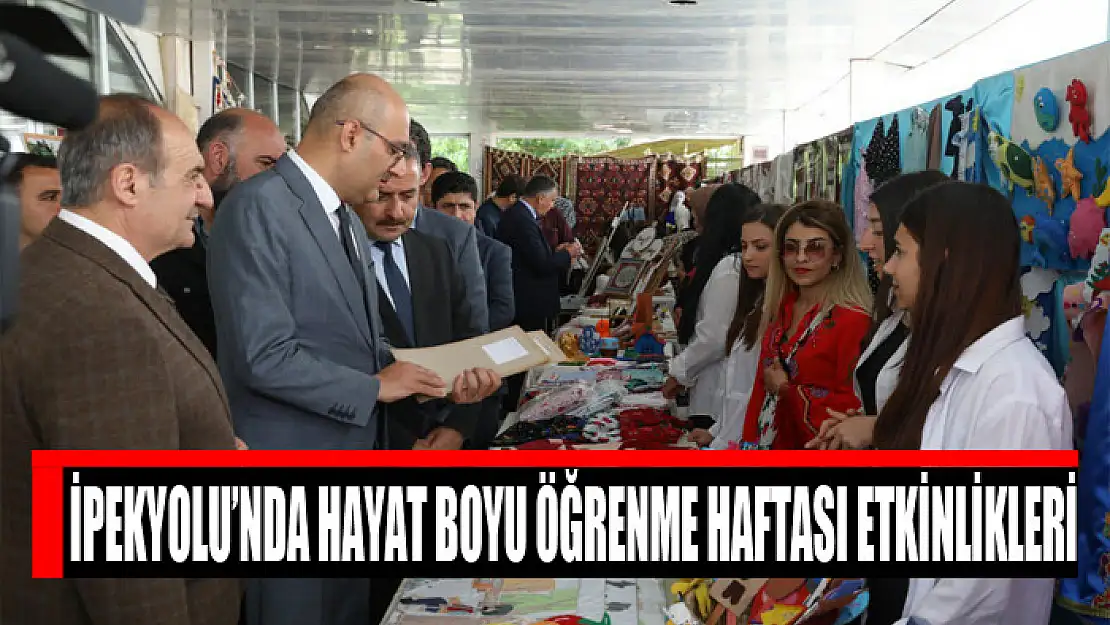 İpekyolu'nda Hayat Boyu Öğrenme Haftası etkinlikleri