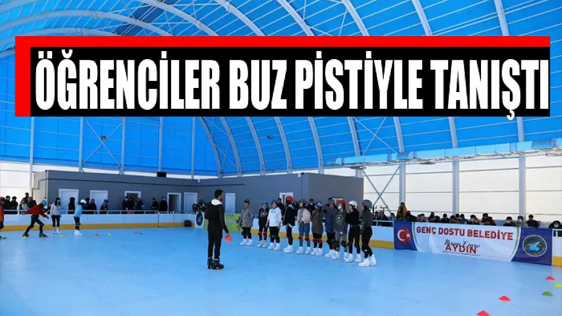 İpekyolu'nda öğrenciler buz pistiyle tanıştı