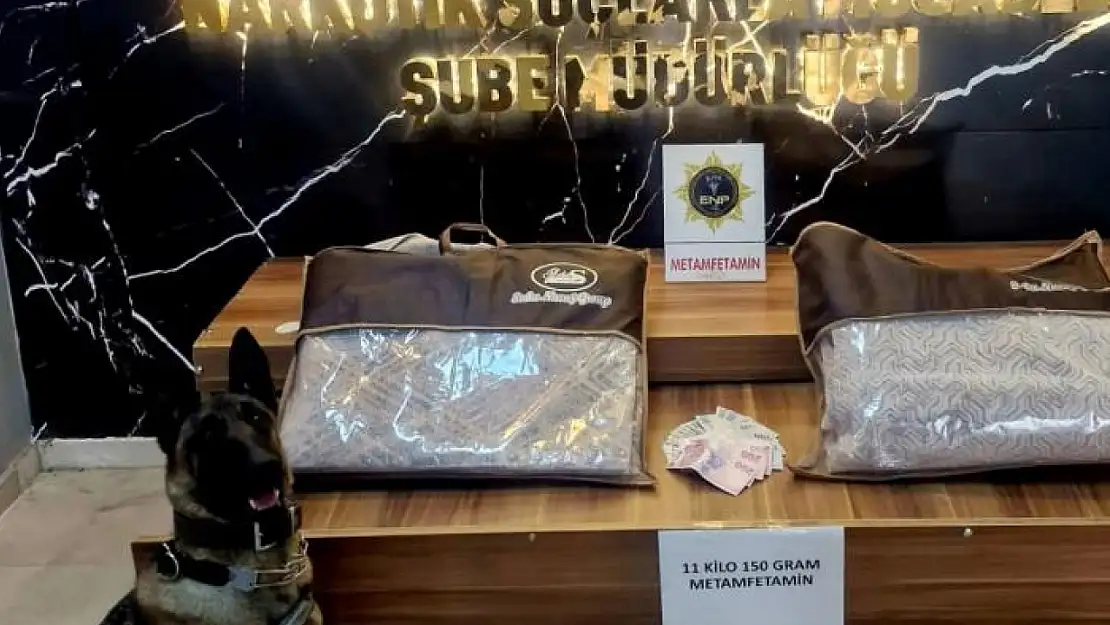 İranlı şahıs üzerinde 11 kilo 150 gram metamfetamin yakalandı