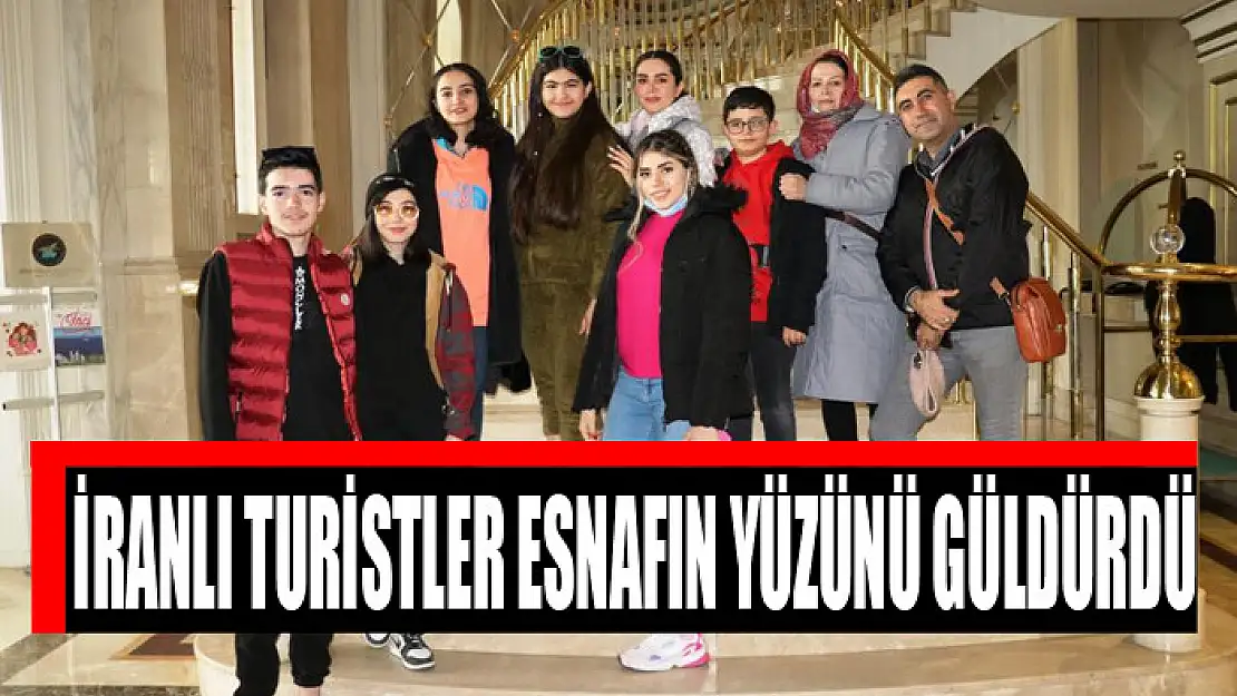 İranlı turistler esnafın yüzünü güldürdü