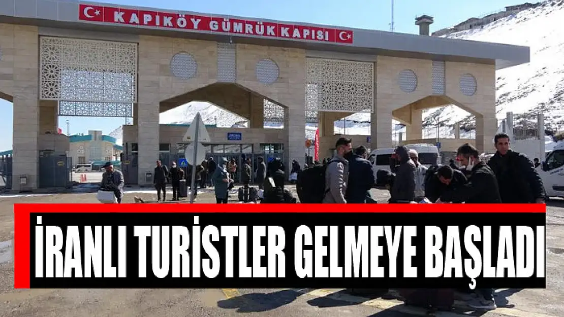 İranlı turistler gelmeye başladı