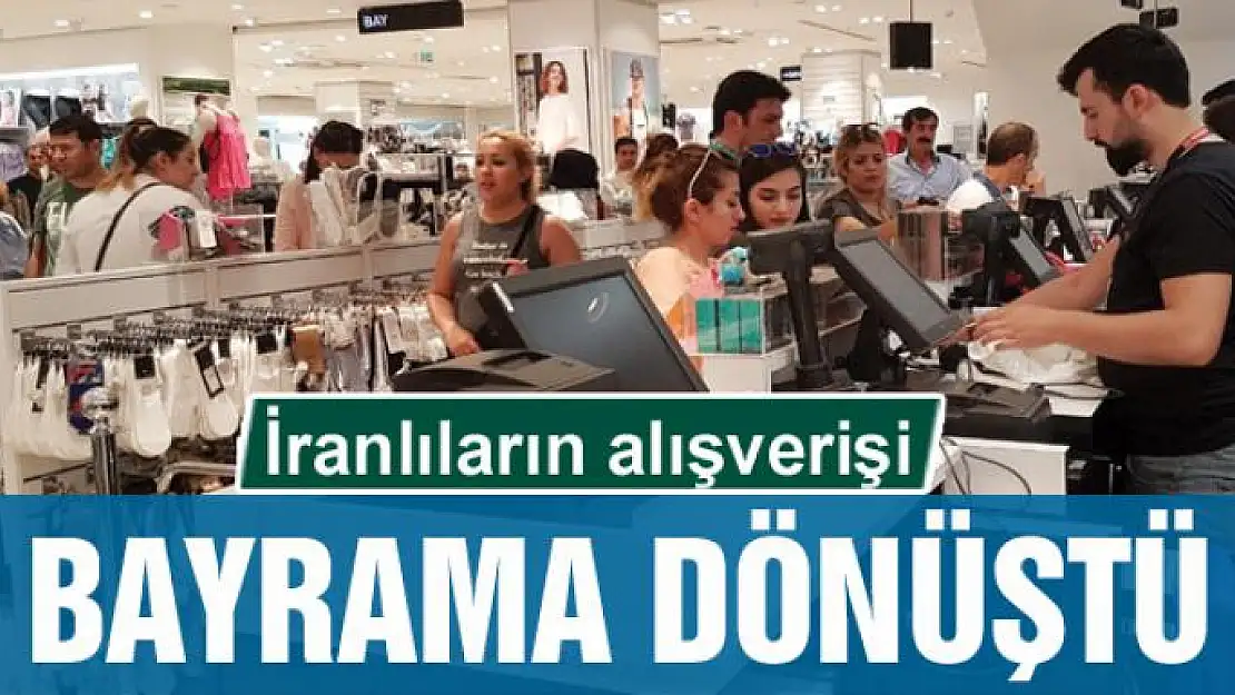 İranlıların alışverişi bayrama dönüştü