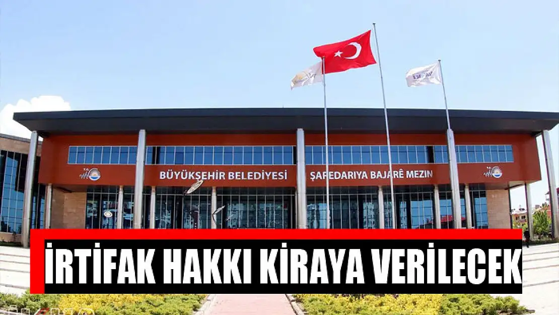 İrtifak hakkı kiraya verilecek