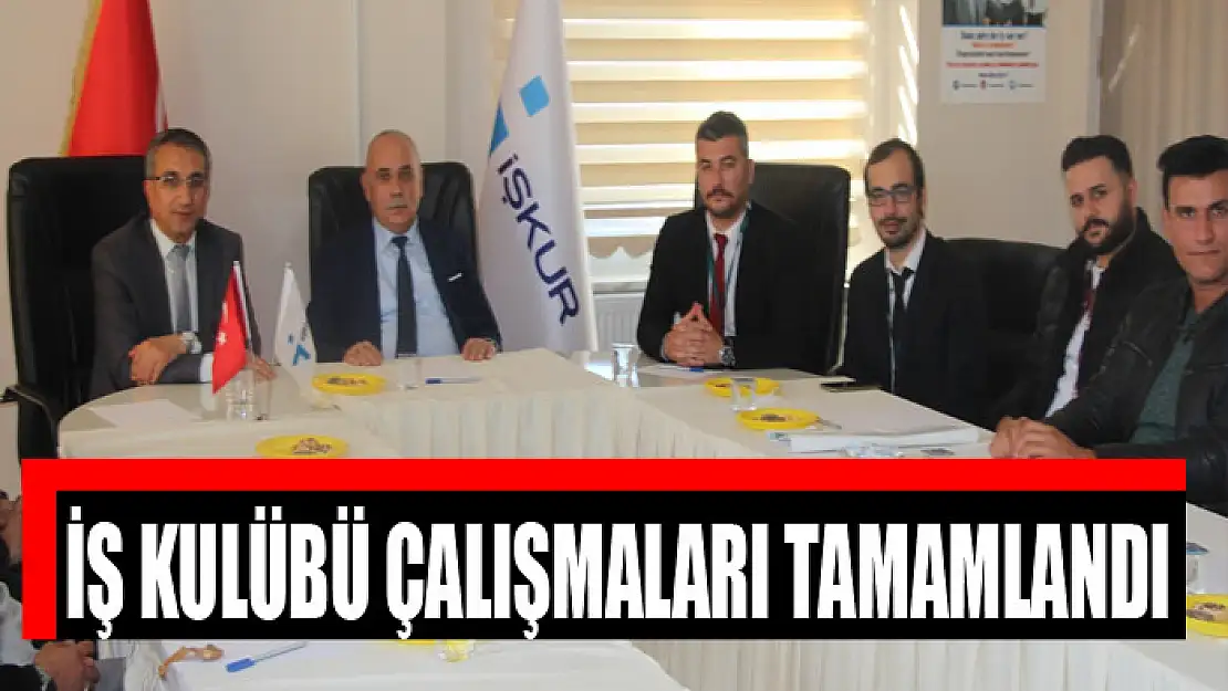 İŞ KULÜBÜ ÇALIŞMALARI TAMAMLANDI