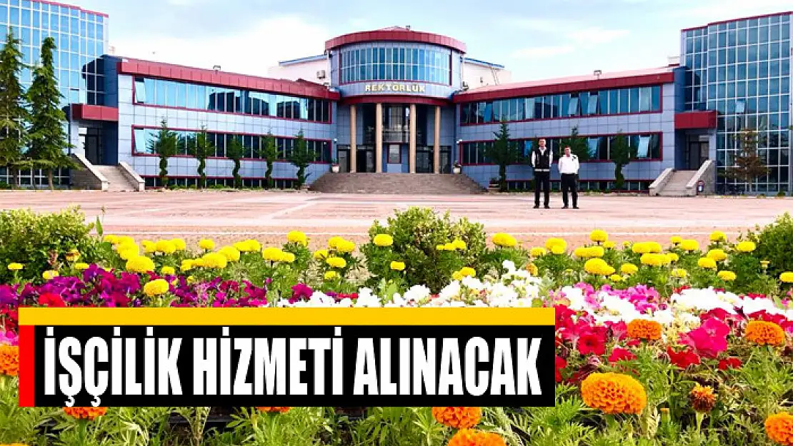 İşçilik hizmeti alınacak