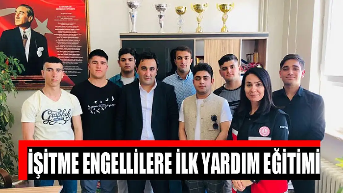 İşitme engellilere ilk yardım eğitimi