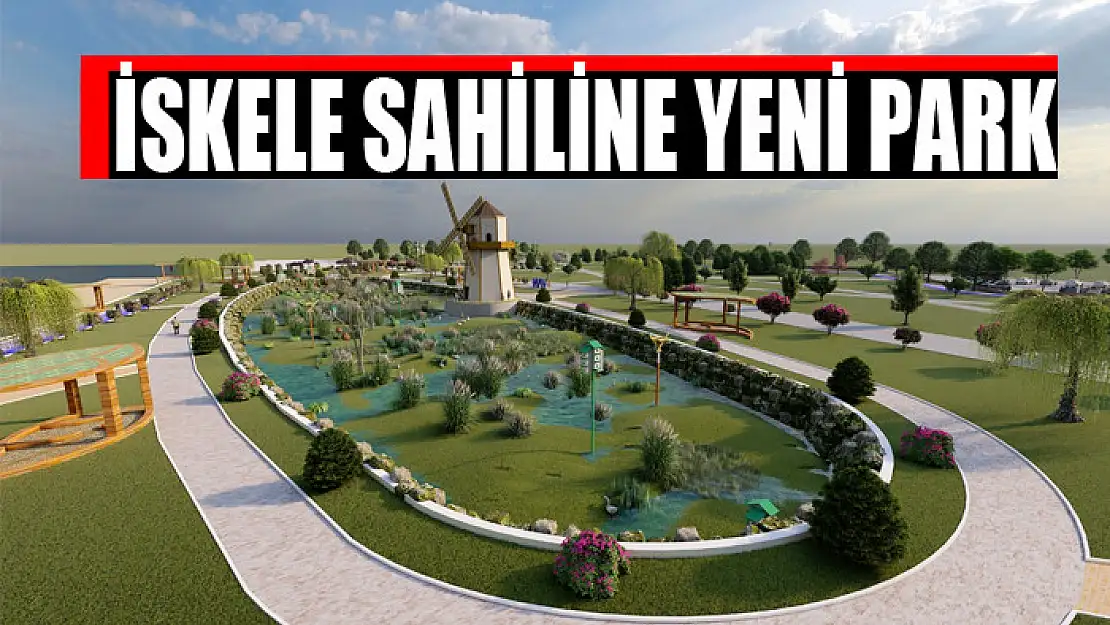 İSKELE SAHİLİNE YENİ PARK