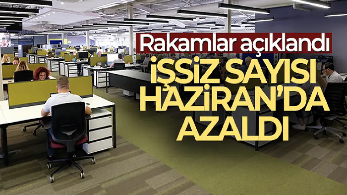 İşsiz sayısı Haziran'da azaldı