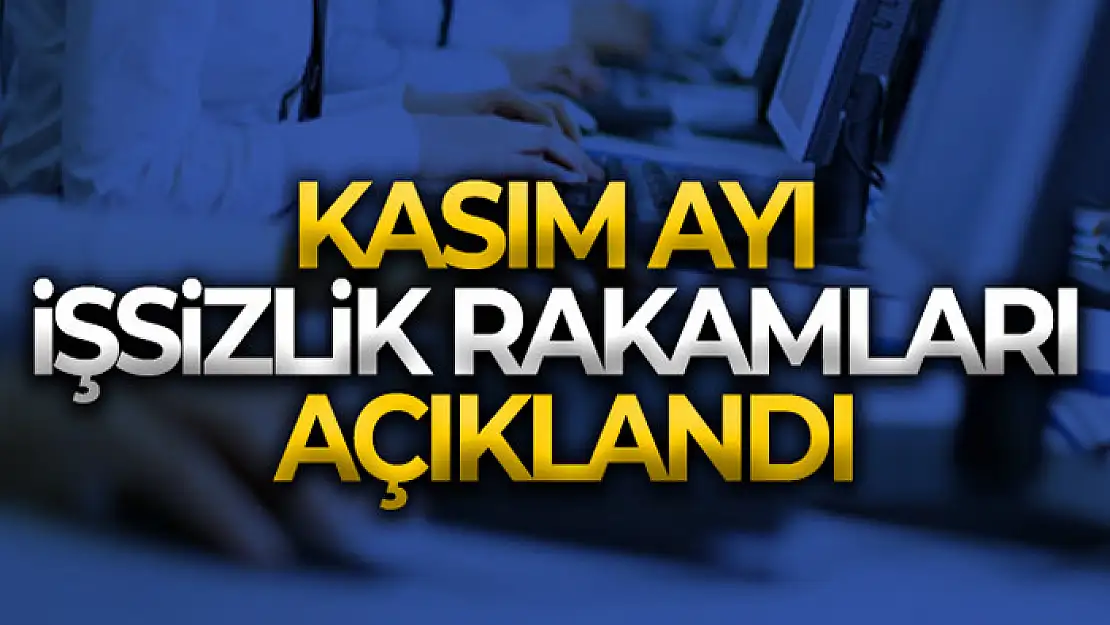 İşsizlik oranı Kasım ayında değişmedi