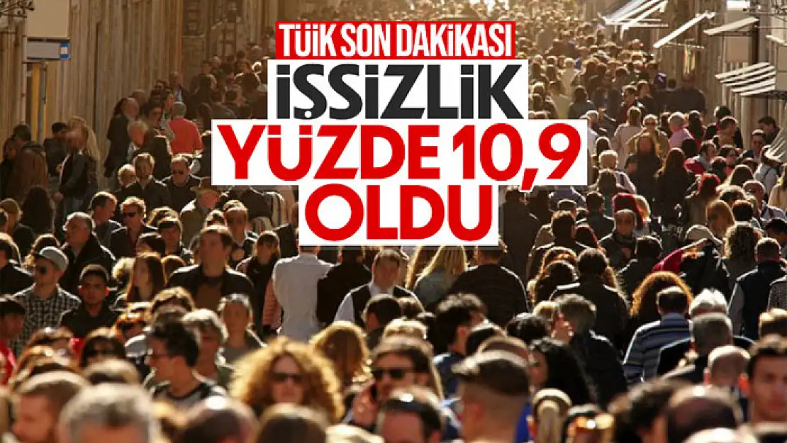 İşsizlik oranı yüzde 10,9'a geriledi