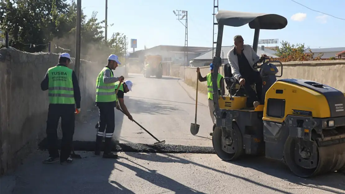 İstasyon Mahallesi'nde asfalt yama çalışmaları