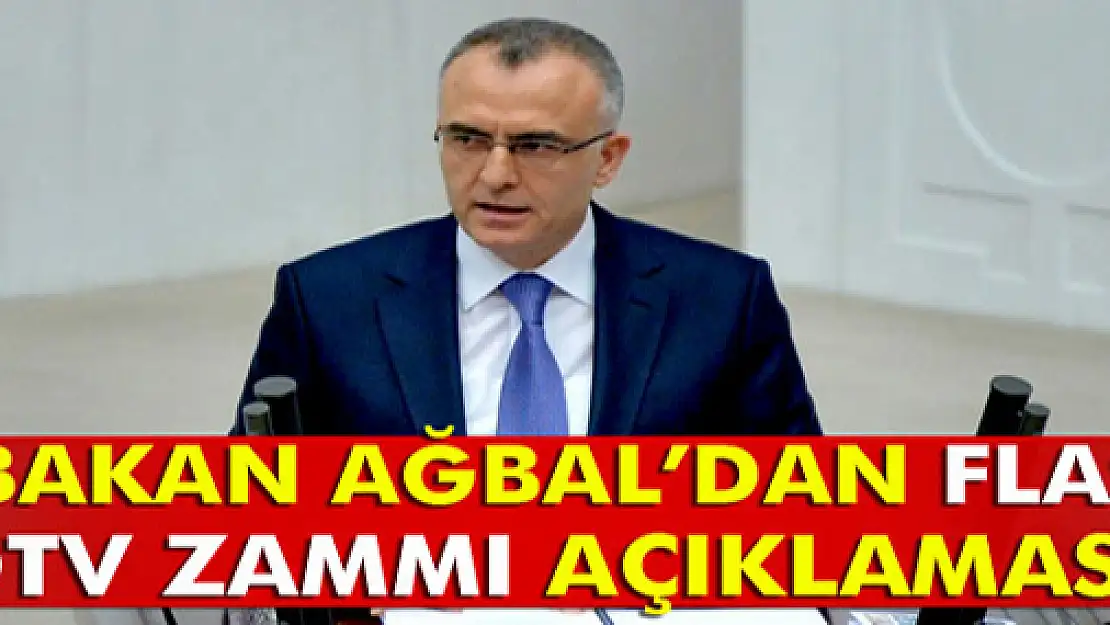 Bakan Ağbal'dan ÖTV zammı açıklaması