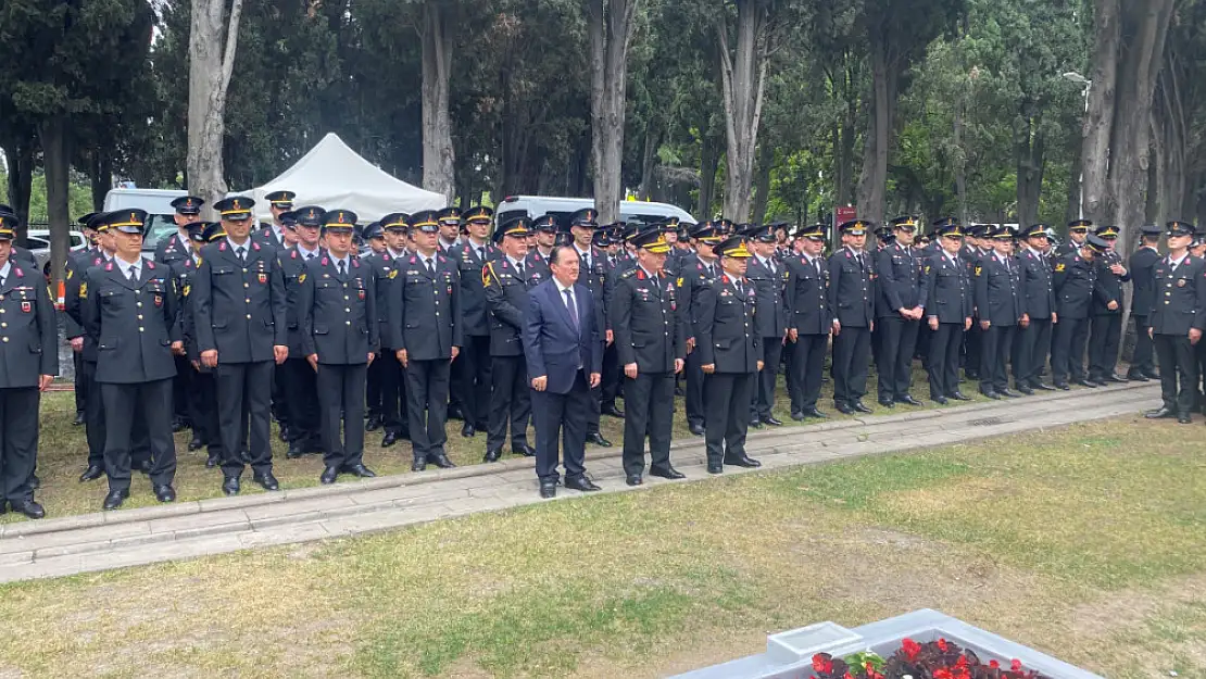 Jandarma Teşkilatının 184. kuruluş yıl dönümünde şehitler anıldı