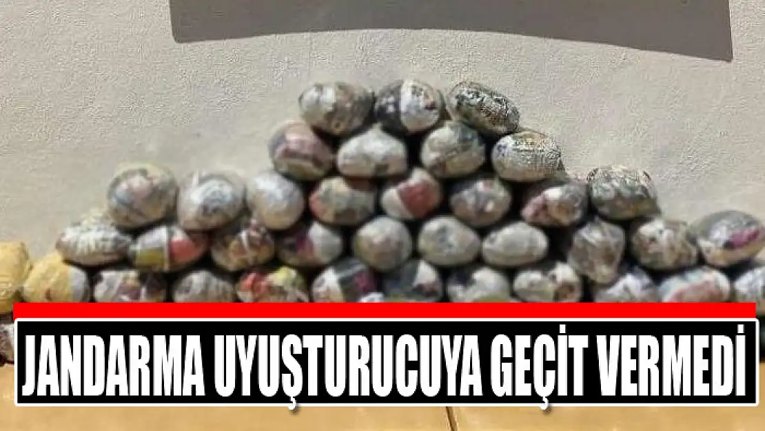 Jandarma uyuşturucuya geçit vermedi