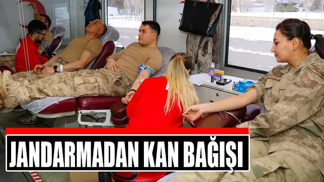 Jandarmadan kan bağışı