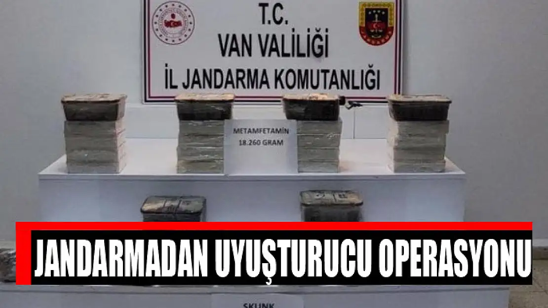 Jandarmadan uyuşturucu operasyonu