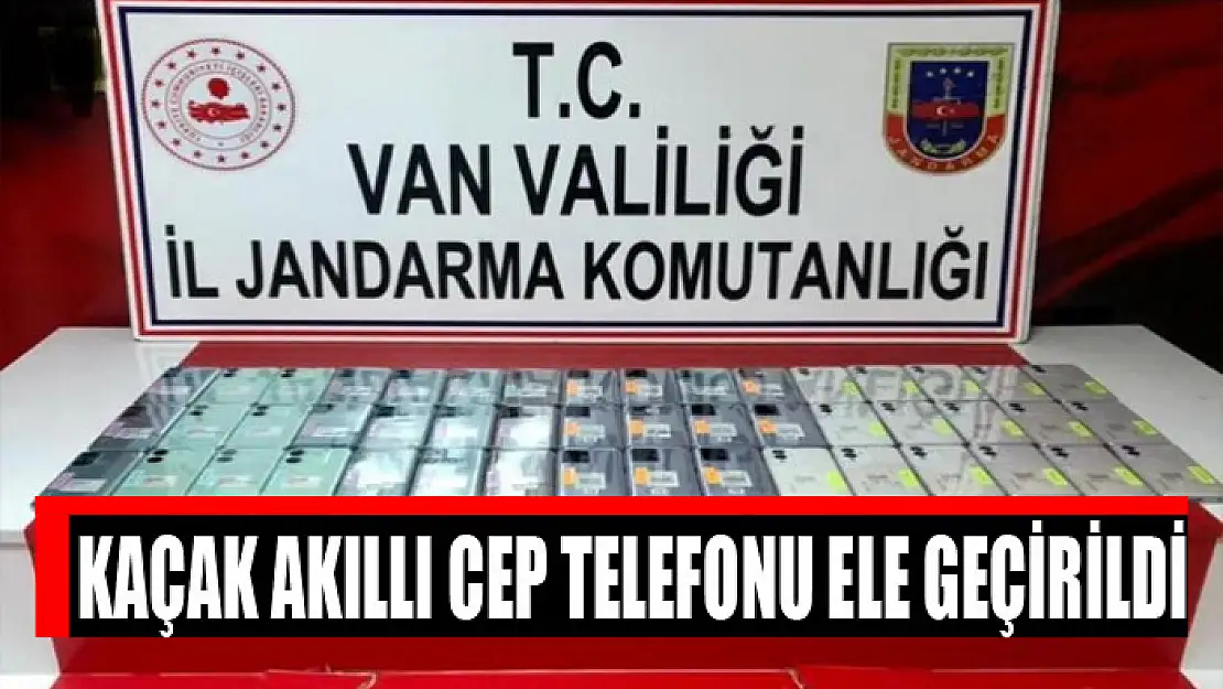 Kaçak akıllı cep telefonu ele geçirildi