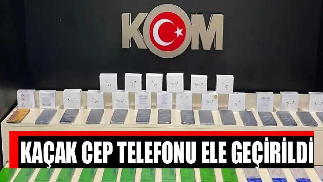 Kaçak cep telefonu ele geçirildi