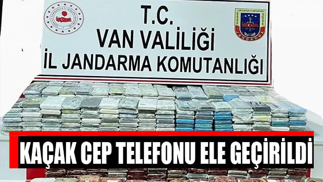 Kaçak cep telefonu ele geçirildi