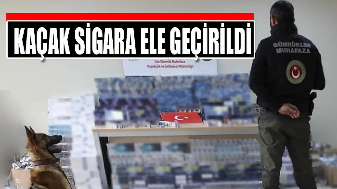 Kaçak sigara ele geçirildi