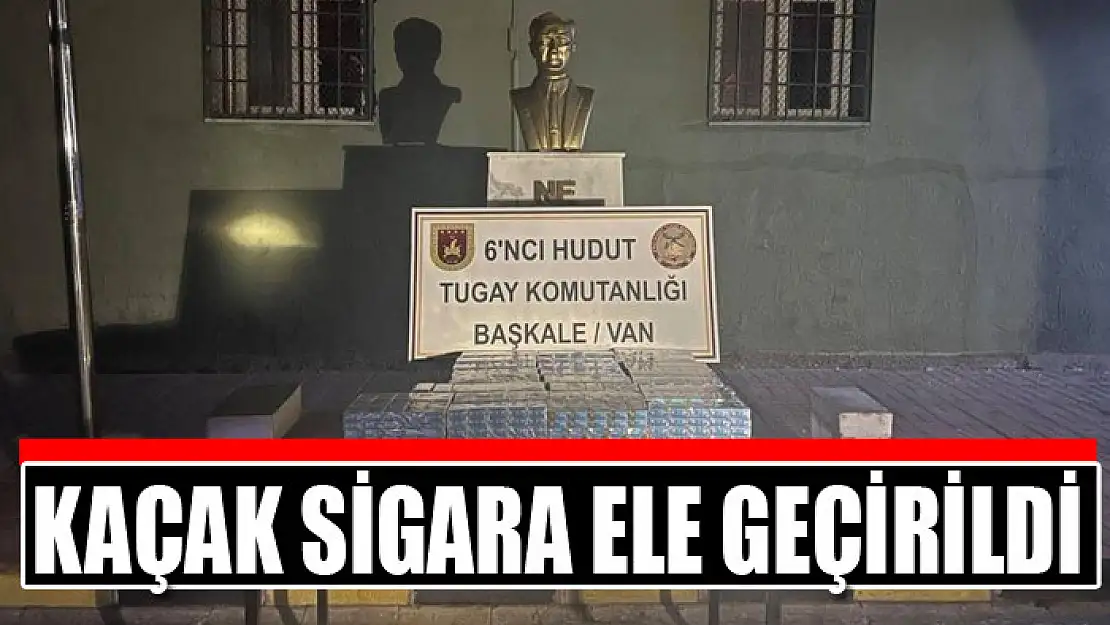 Kaçak sigara ele geçirildi