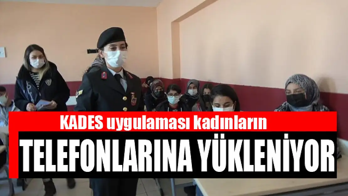 KADES uygulaması kadınların telefonlarına yükleniyor