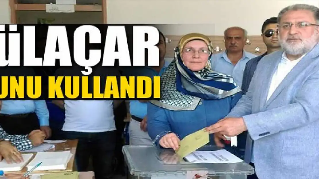 AK Parti 1. Sıra Van Milletvekili adayı Gülaçar oyunu kullandı